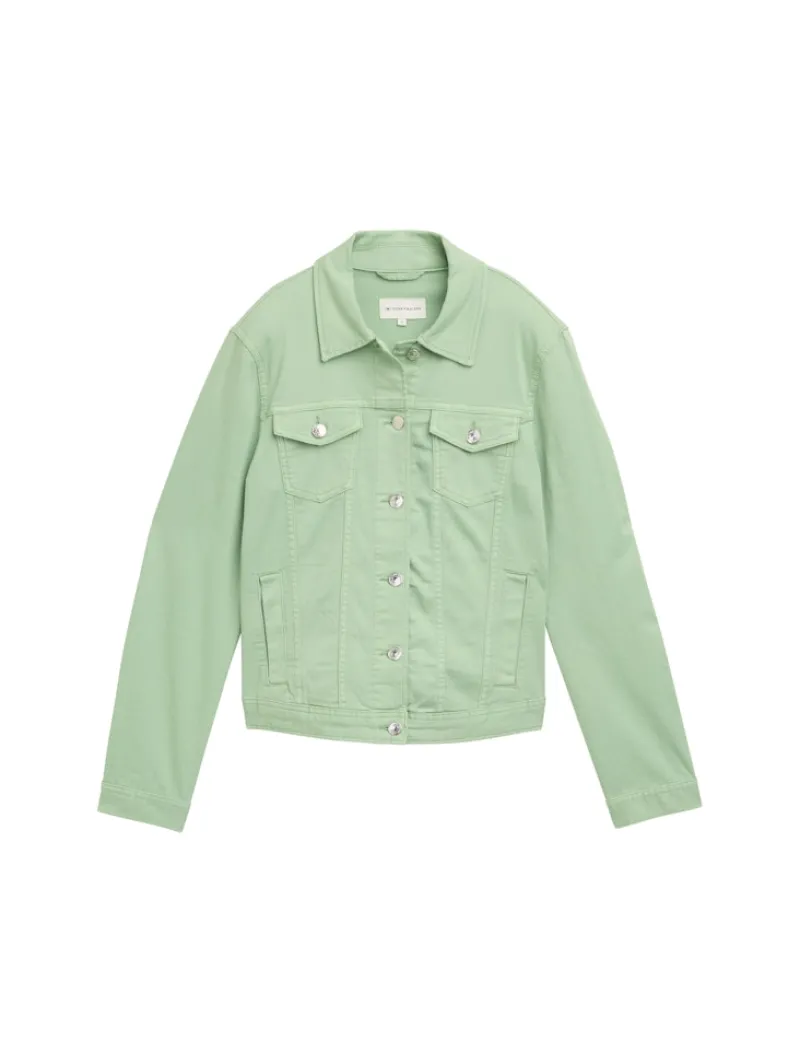 Tom Tailor Jacken*Jeansjacke mit Eingriffstaschen true green