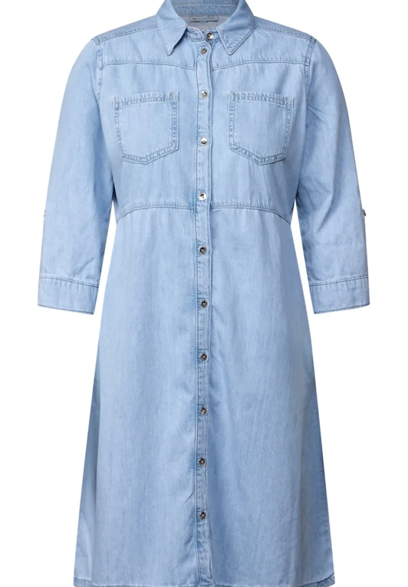 Street One Kleider*Jeanskleid mit Knopfleiste light blue washed