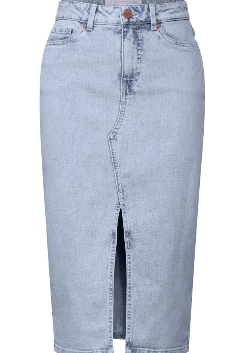 STREET ONE STUDIO Röcke*Jeansrock im Bleached-Look ultrableached wash