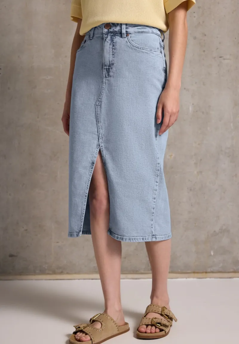 STREET ONE STUDIO Röcke*Jeansrock im Bleached-Look ultrableached wash