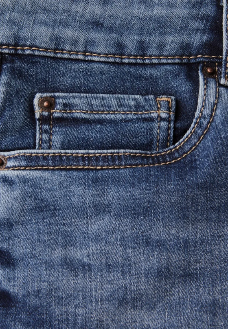 STREET ONE STUDIO Shorts*Jeansshorts im Casual Fit dark blue wash