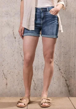 STREET ONE STUDIO Shorts*Jeansshorts im Casual Fit dark blue wash
