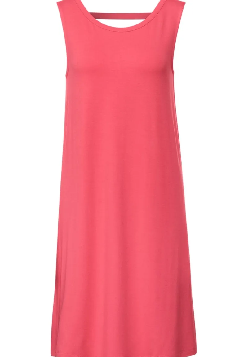 Street One Kleider*Jersey Kleid in Unifarbe intense coral