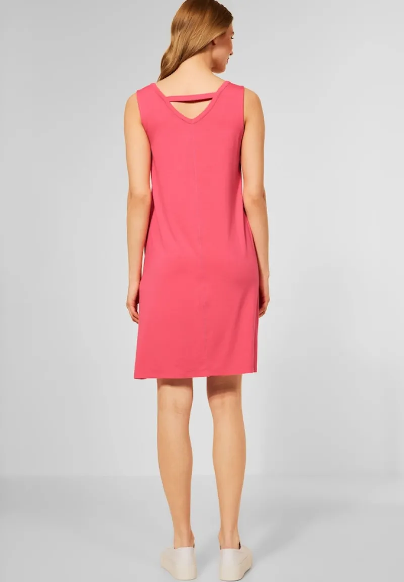 Street One Kleider*Jersey Kleid in Unifarbe intense coral