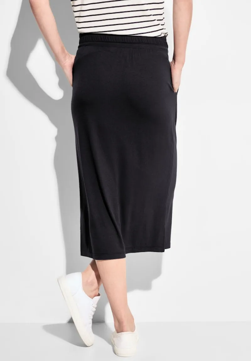 Cecil Röcke*Jersey Midirock Black