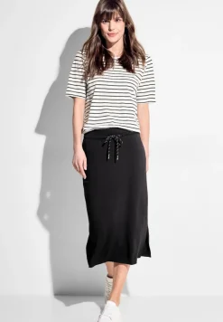 Cecil Röcke*Jersey Midirock Black