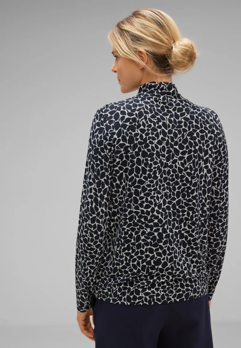 Street One Shirts*Jersey Printshirt deep blue