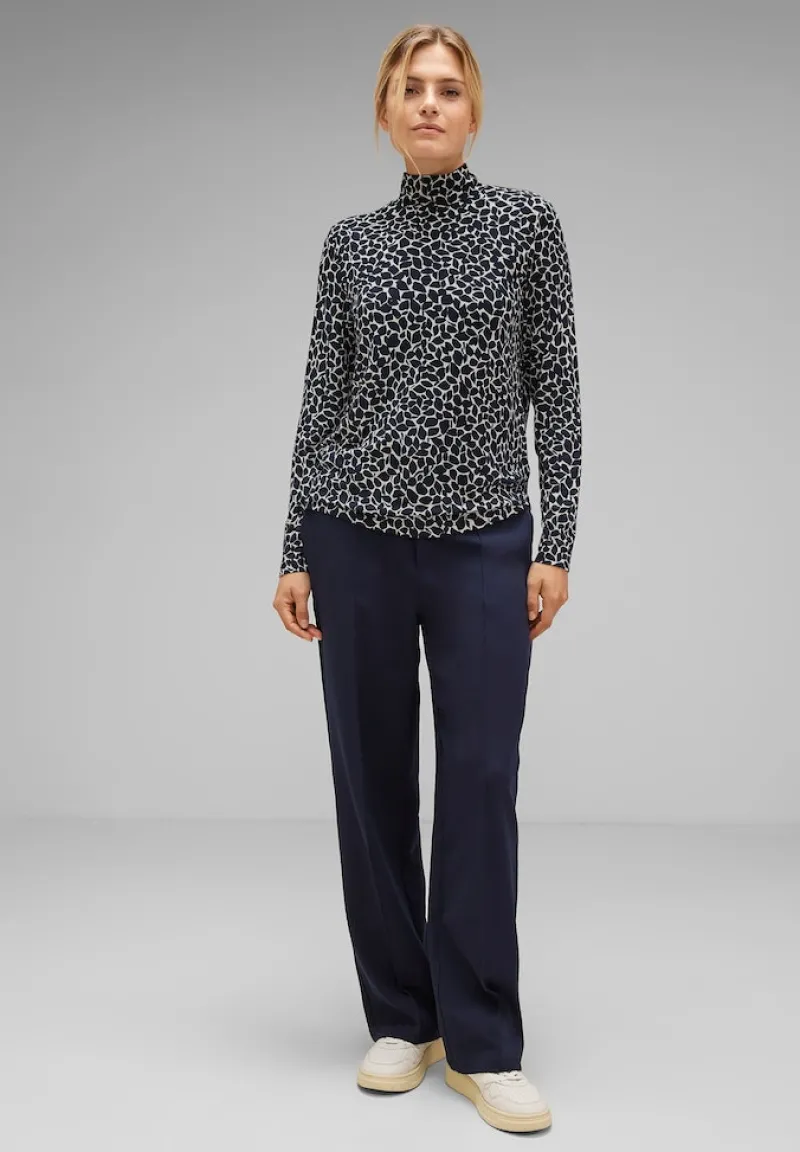 Street One Shirts*Jersey Printshirt deep blue