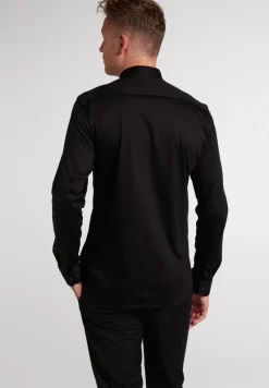 ETERNA Hemden|Big Boys*Jersey Shirt Jersey Langarm Schwarz