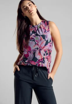 Street One Shirts*Jersey Top mit Print magnolia pink