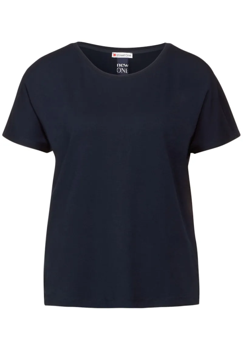 Street One Shirts*Jersey T-Shirt deep blue