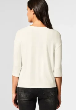 Street One Shirts*Jersey T-Shirt mit Wording off white