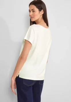 Street One Shirts*Jersey T-Shirt off white