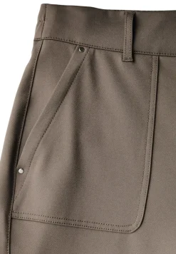 Street One Hosen*Jersey Twill Cargo-Hose muddy brown