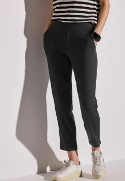 Street One Hosen*Jersey-Hose im Loose Fit Black