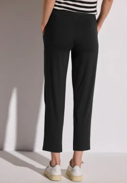 Street One Hosen*Jersey-Hose im Loose Fit Black
