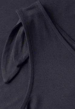 STREET ONE STUDIO Kleider*Jersey-Kleid mit Knoten dark void blue