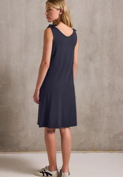 STREET ONE STUDIO Kleider*Jersey-Kleid mit Knoten dark void blue