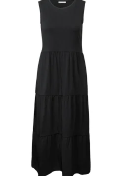 Street One Kleider*Jersey-Kleid mit Volants Black