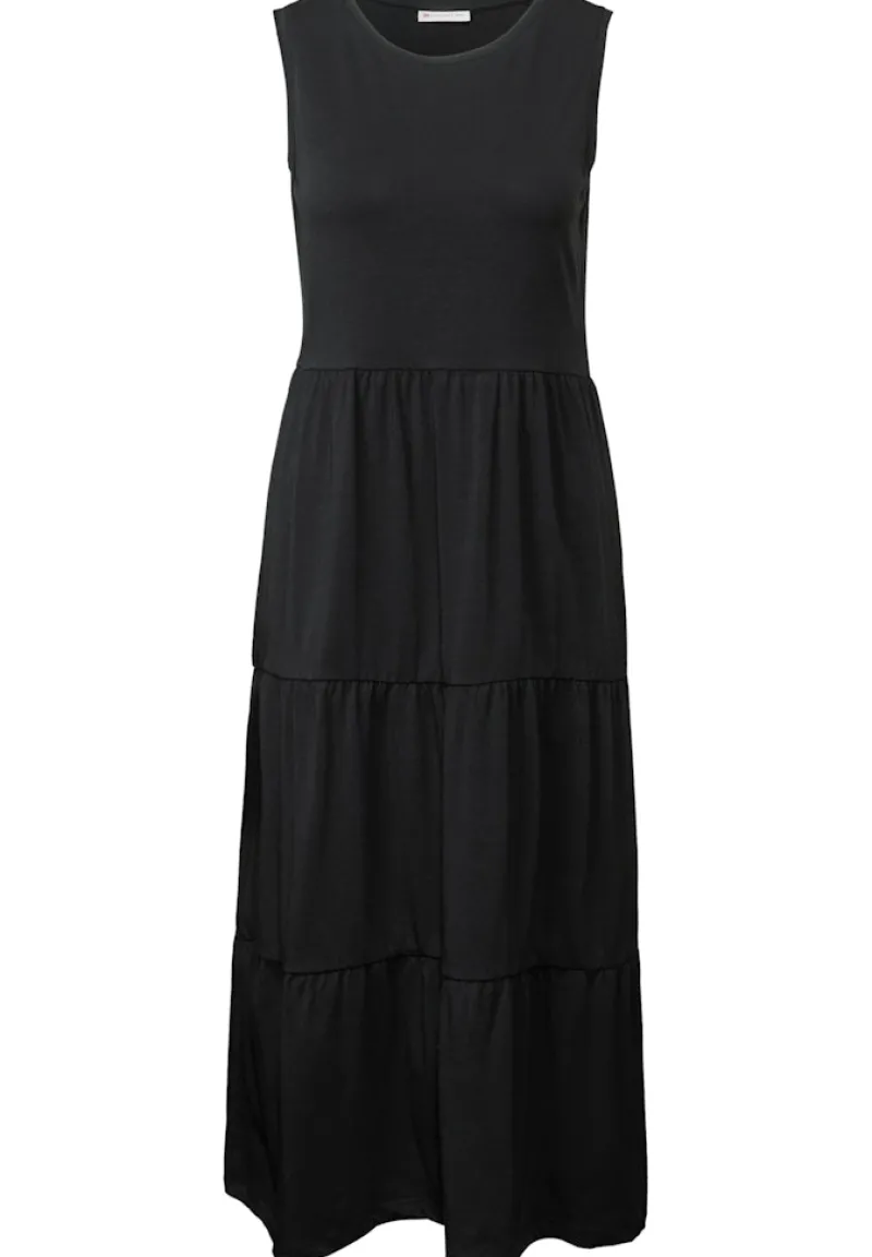 Street One Kleider*Jersey-Kleid mit Volants Black