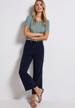 Street One Shirts*Jersey-Shirt mit Cut-Out arona blue