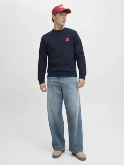 Jack & Jones Pullover & Sweatshirts*JJBRANDY SWEAT CREW NECK LN Sky Captain