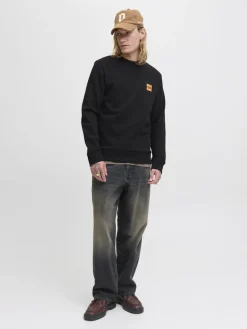 Jack & Jones Pullover & Sweatshirts*JJBRANDY SWEAT CREW NECK LN Black