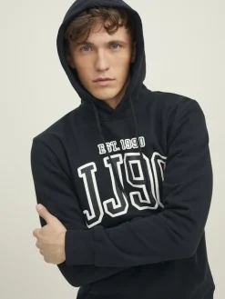 Jack & Jones Pullover & Sweatshirts*JJCEMB SWEAT HOOD Black