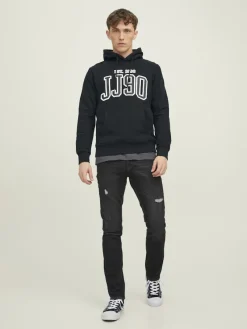 Jack & Jones Pullover & Sweatshirts*JJCEMB SWEAT HOOD Black