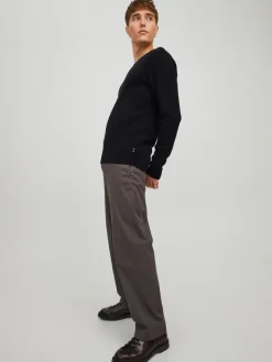 Jack & Jones Pullover & Sweatshirts*JJEBASIC KNIT V-NECK NOOS Black