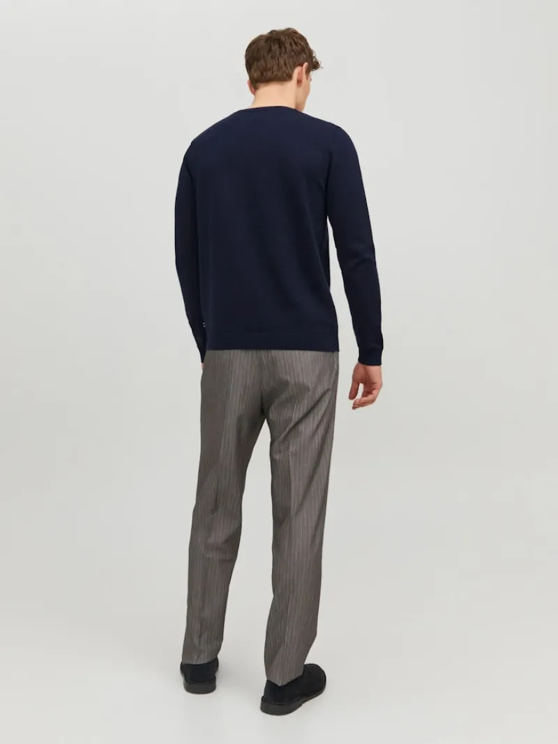 Jack & Jones Pullover & Sweatshirts*JJEBASIC KNIT V-NECK NOOS navy blazer1