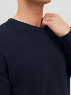 Jack & Jones Pullover & Sweatshirts*JJEBASIC KNIT V-NECK NOOS navy blazer1