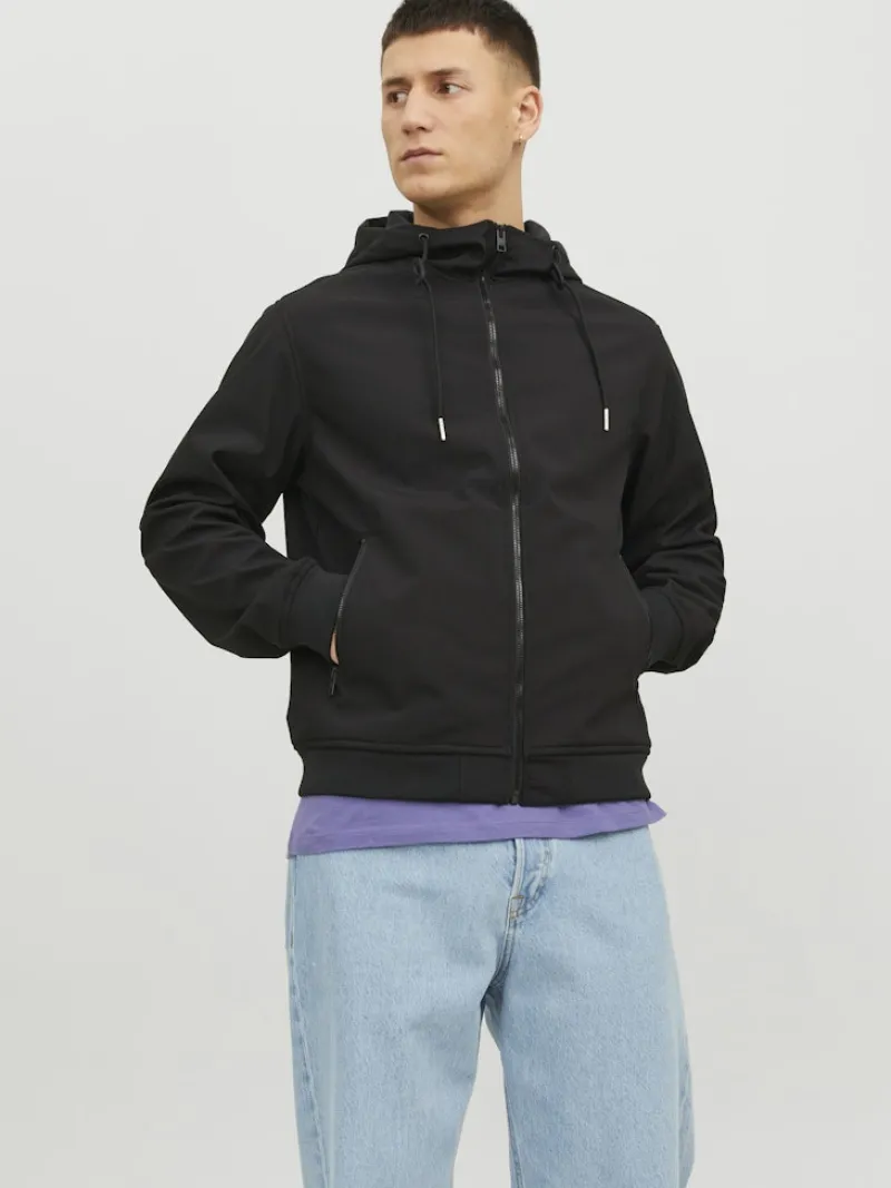 Jack & Jones Jacken|Big Boys*JJEBASIC SOFTSHELL HOOD NOOS Black