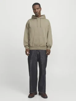 Jack & Jones Pullover & Sweatshirts*JJECHARGE FADED SWEAT HOOD NOOS Silver Sage