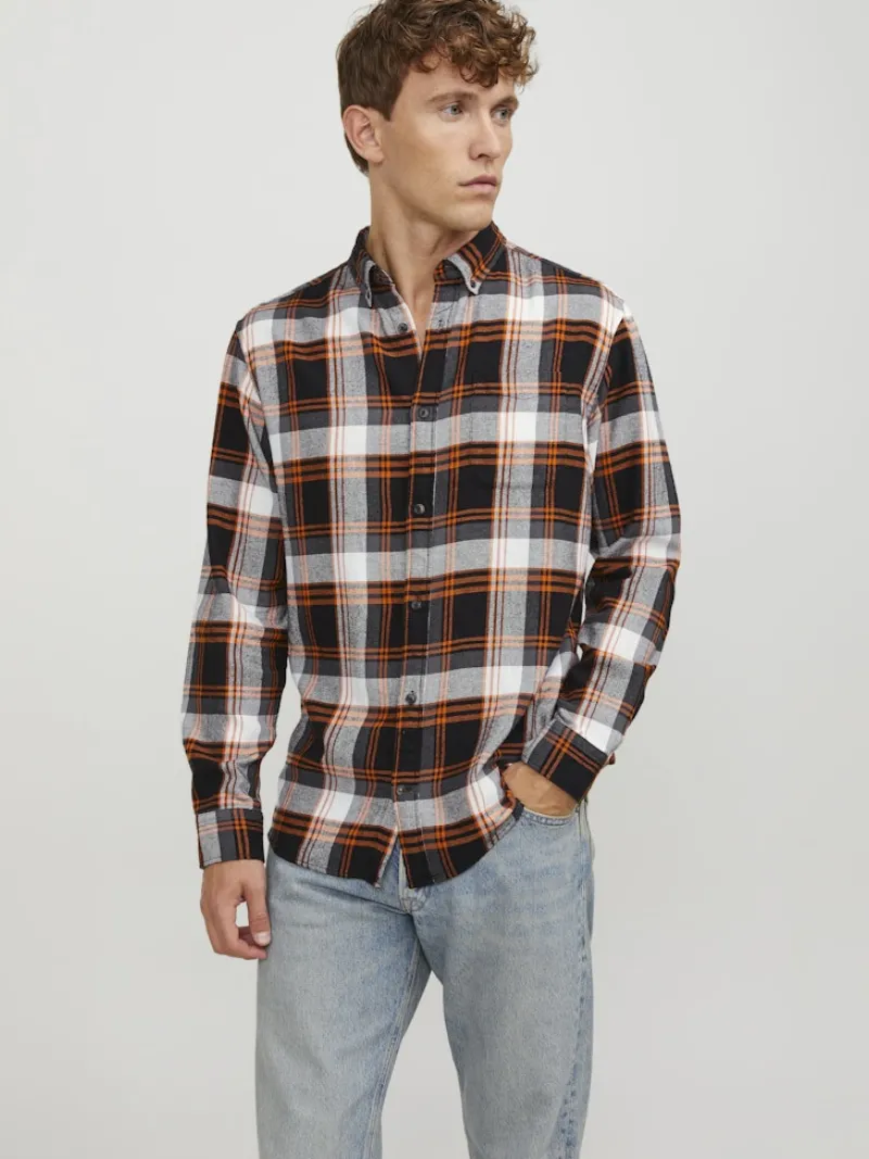 Jack & Jones Hemden*JJECLASSIC AUTUMN CHECK SHIRT LS SN hawaiian sunset