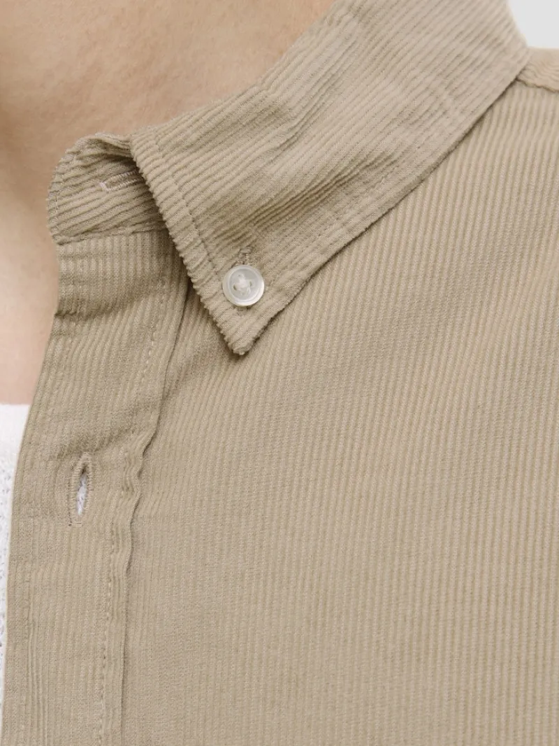 Jack & Jones Hemden*JJECLASSIC CORD SHIRT L/S SN Crockery