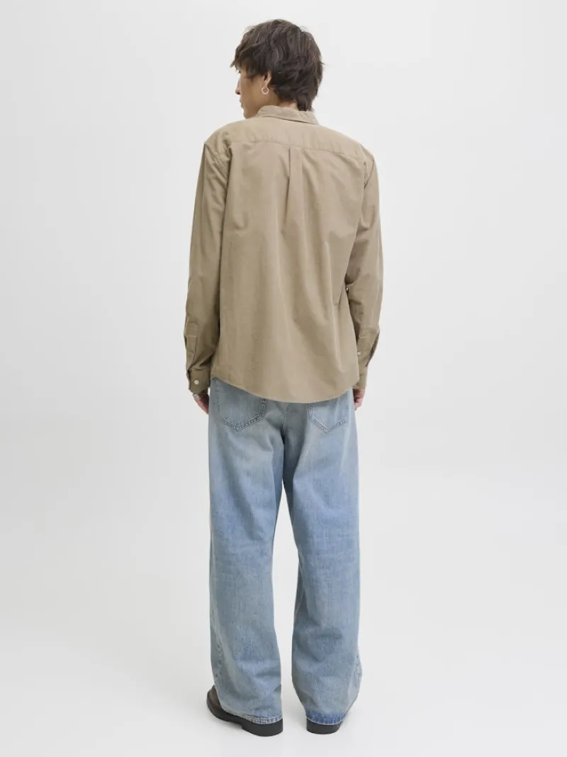 Jack & Jones Hemden*JJECLASSIC CORD SHIRT L/S SN Crockery