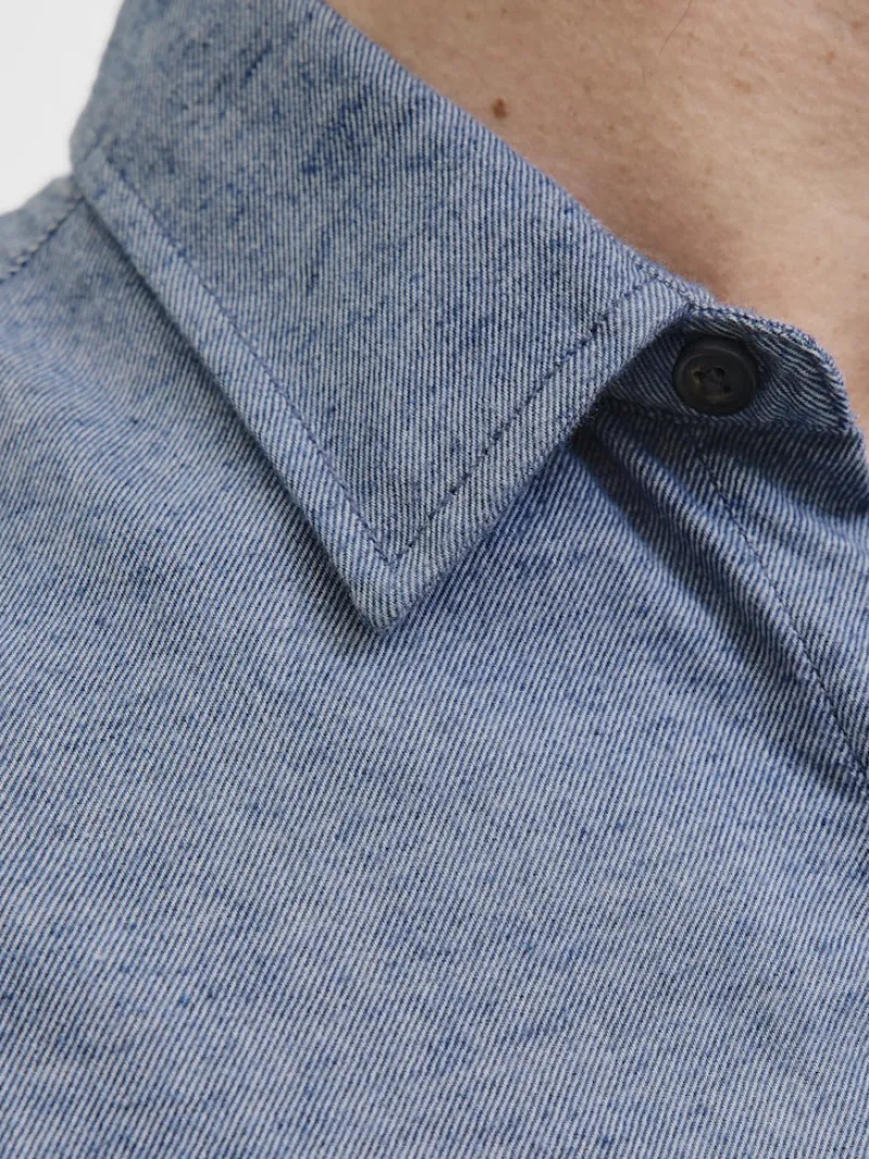 Jack & Jones Hemden*JJECLASSIC MELANGE SHIRT L/S NOOS faded denim