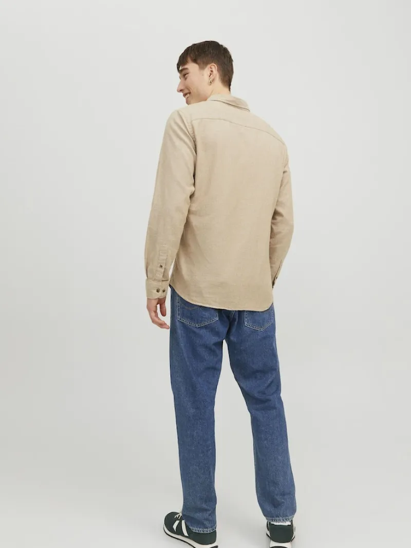Jack & Jones Hemden|Big Boys*JJECLASSIC MELANGE SHIRT LS NOOS oatmeal