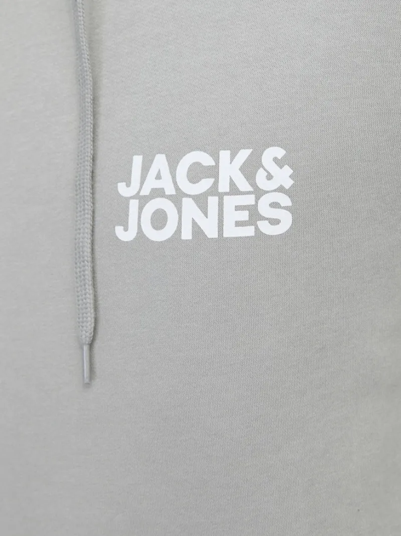 Jack & Jones Pullover & Sweatshirts*JJECORP LOGO SWEAT HOOD NOOS ultimate grey