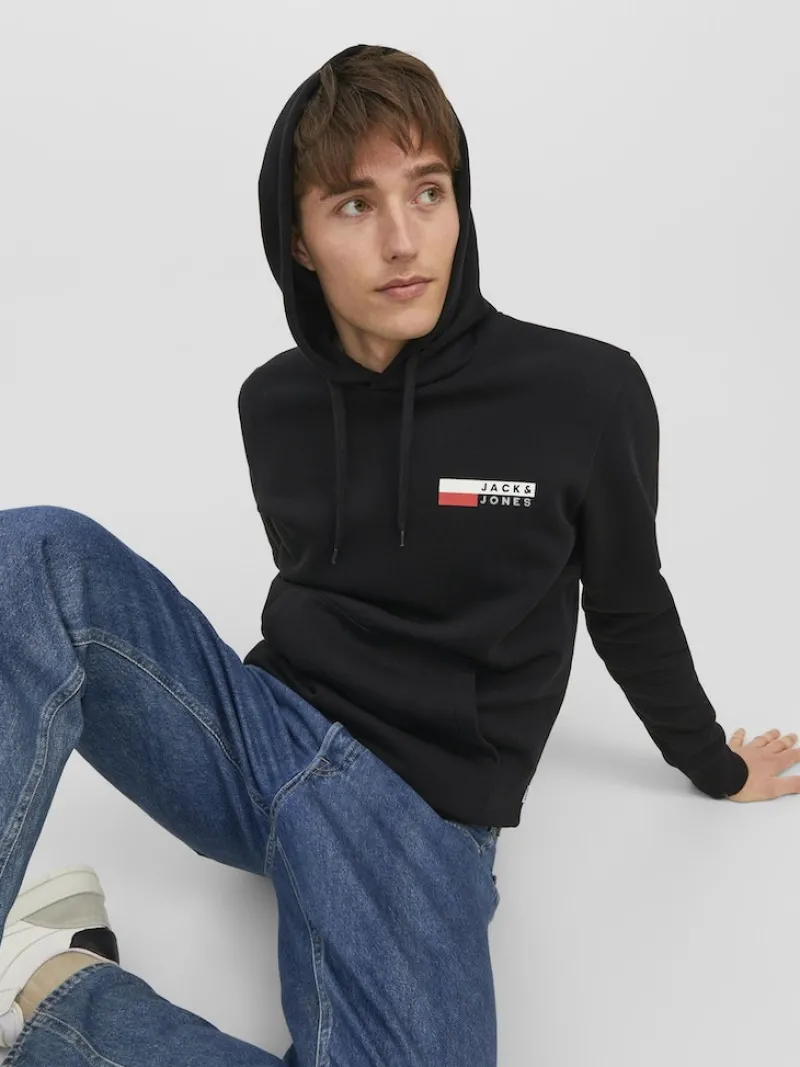 Jack & Jones Pullover & Sweatshirts*JJECORP LOGO SWEAT HOOD PLAY NOOS black1