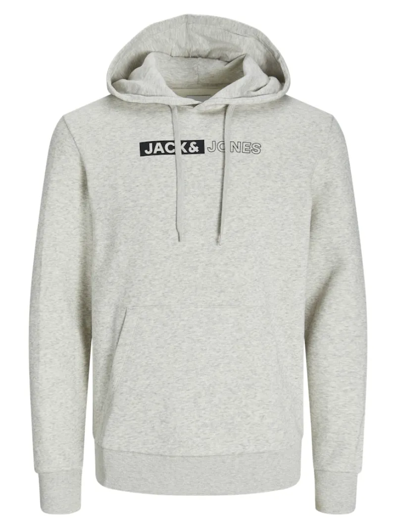 Jack & Jones Pullover & Sweatshirts*JJECORP LOGO SWEAT HOOD PLAY NOOS White Melange