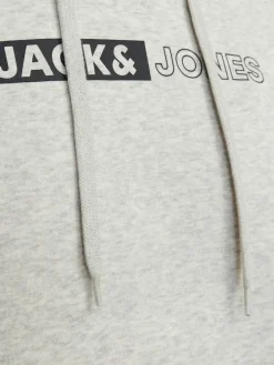 Jack & Jones Pullover & Sweatshirts*JJECORP LOGO SWEAT HOOD PLAY NOOS White Melange
