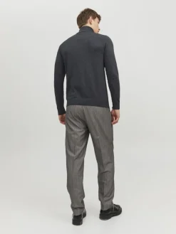 Jack & Jones Pullover & Sweatshirts*JJEEMIL KNIT ROLL NECK NOOS Dark Grey Melange