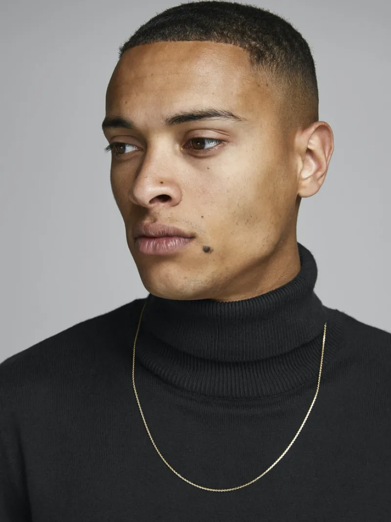Jack & Jones Pullover & Sweatshirts*JJEEMIL KNIT ROLL NECK NOOS Black