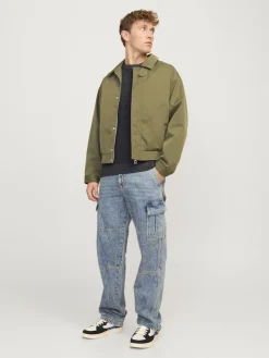 Jack & Jones Pullover & Sweatshirts*JJEGLOBE KNIT CREW NECK NOOS Dark Grey Melange