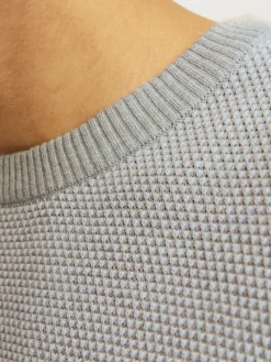 Jack & Jones Pullover & Sweatshirts*JJEGLOBE KNIT CREW NECK NOOS Light Grey Melange