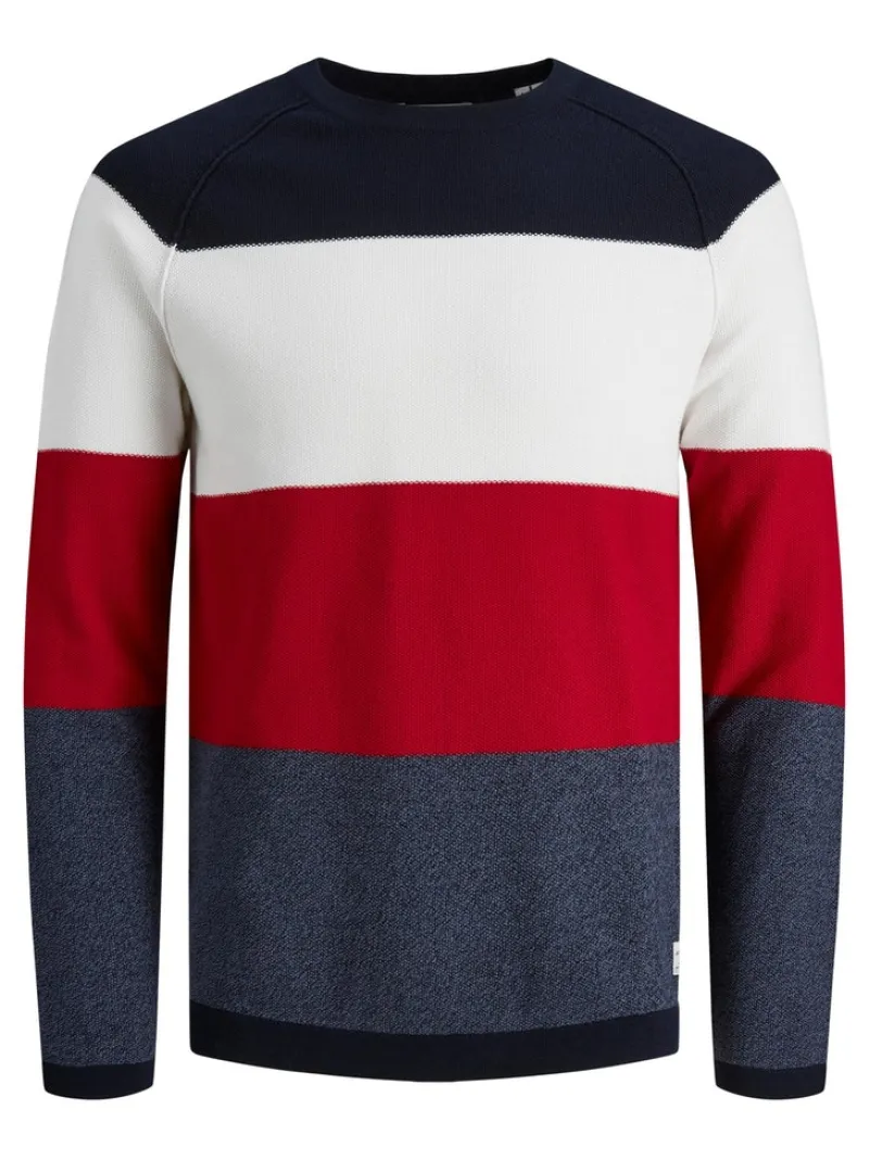 Jack & Jones Pullover & Sweatshirts*JJEGUSTAV KNIT CREW NECK NOOS true red