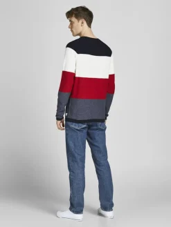 Jack & Jones Pullover & Sweatshirts*JJEGUSTAV KNIT CREW NECK NOOS true red