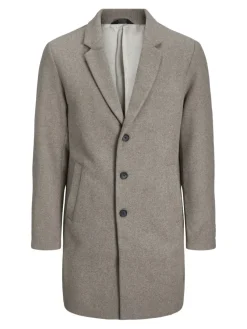 Jack & Jones Jacken*JJEHARRISON WOOL BLEND COAT SN greige